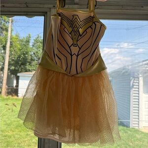 Golden Warrior Kids Superhero Costume